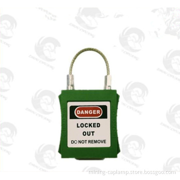 ZC-G31S CE certification approved cable shackle padlock